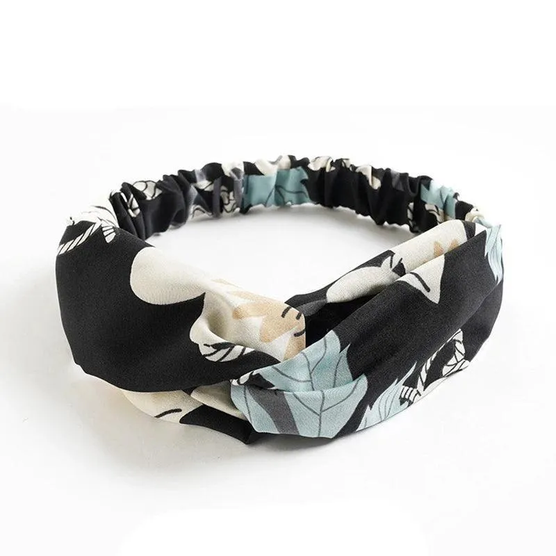 Twisted Headbands, Cashmere & Cotton Blend, Elegant Knot Design, 34 Colors, Comfortable Fit, Perfect for Casual or Special Occasions