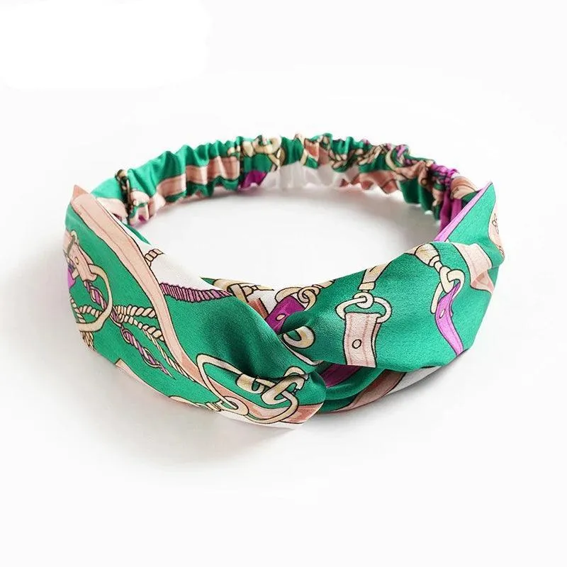 Twisted Headbands, Cashmere & Cotton Blend, Elegant Knot Design, 34 Colors, Comfortable Fit, Perfect for Casual or Special Occasions
