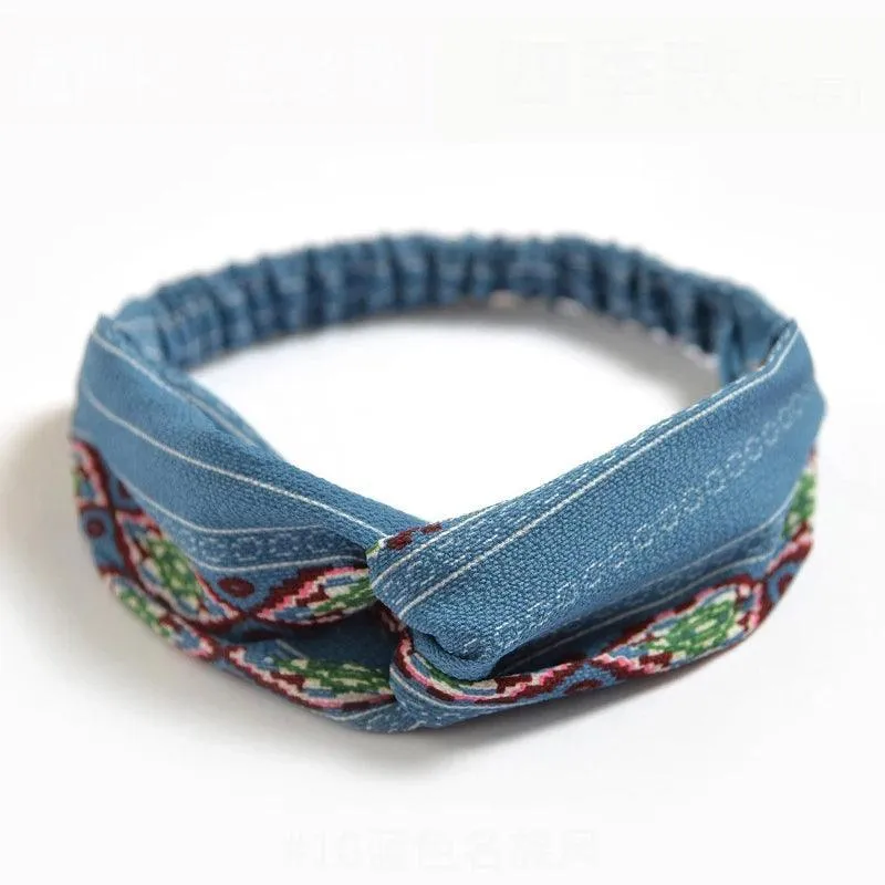 Twisted Headbands, Cashmere & Cotton Blend, Elegant Knot Design, 34 Colors, Comfortable Fit, Perfect for Casual or Special Occasions