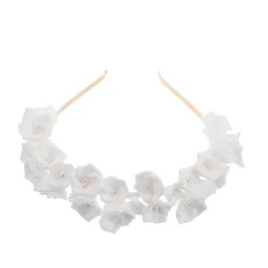 Unique Floral Headband Women's Bridal Headband Decorative Hairband for Wedding Prom