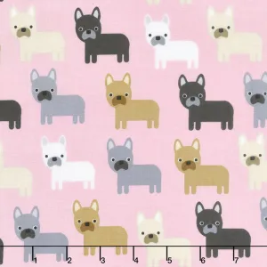 Urban Zoologie 2018 - Dogs Blush Yardage
