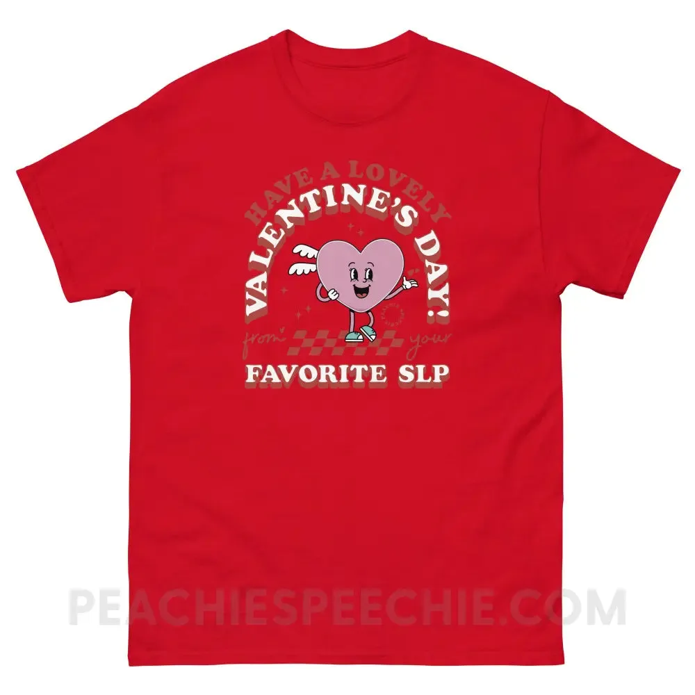 Valentine Heart Cartoon SLP Basic Tee