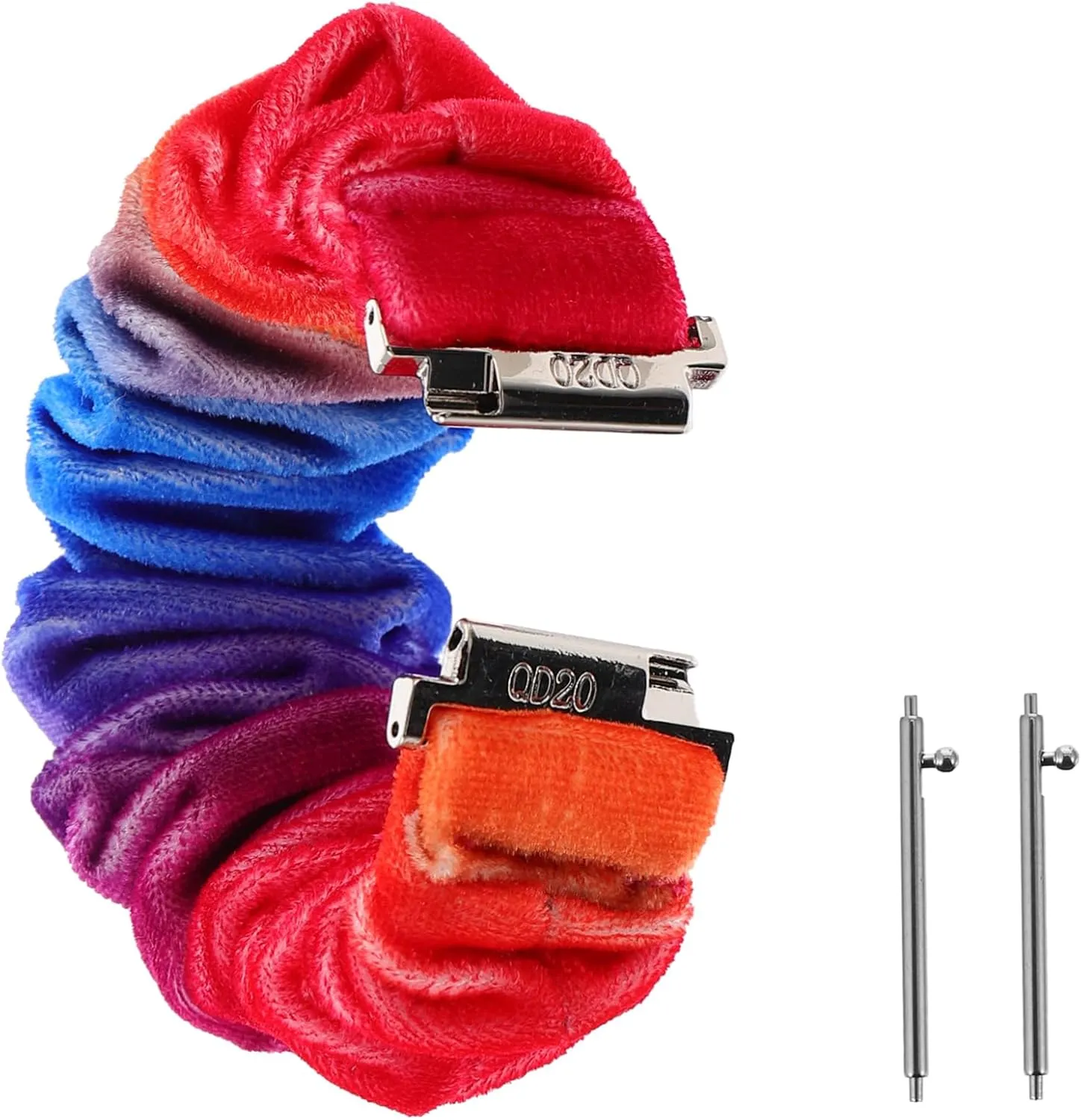 VANZACK 20mm Strap Replacement Printed Elastic Strap Wristband for Soft Printed Strap Bracelet Watchband Band Colorful Fabric