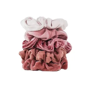 Velvet Scrunchies - Blush   Mauve