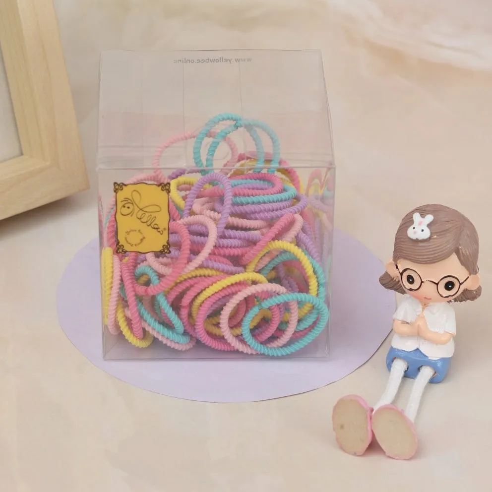 Vibrant Spectrum Braided Hair Tie Collection- Pack of 100