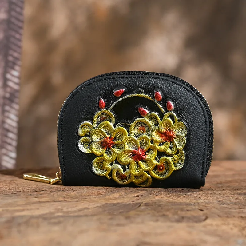 Vintage Animal Embossing  Leather Change Purses F608