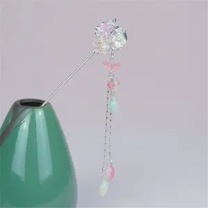 Vintage Tassel Hairpin Handmade wear Accessories Gold-color