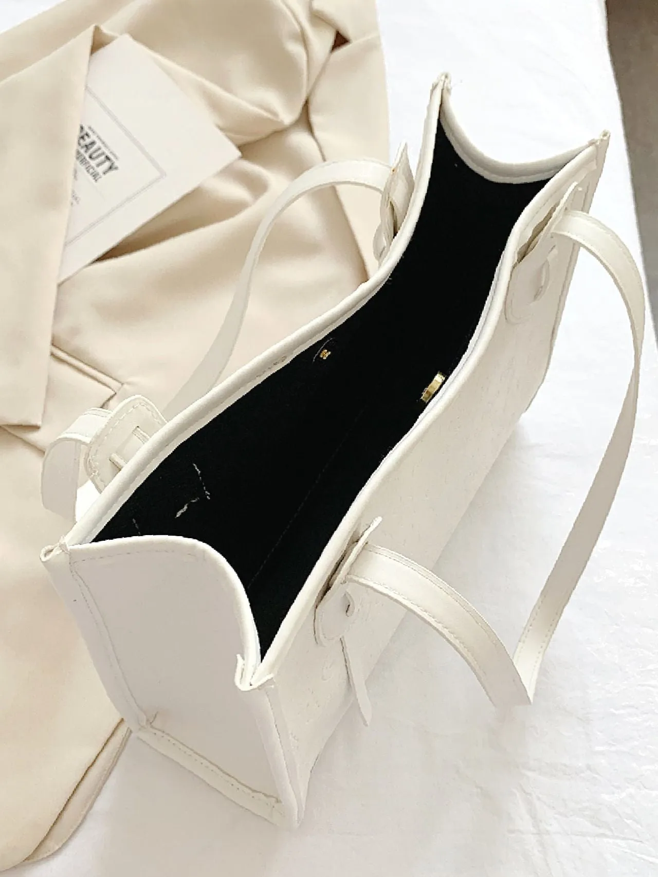 Vvsha Minimalist Cartoon Graphic Shoulder Tote Bag   Women Tote Bags
