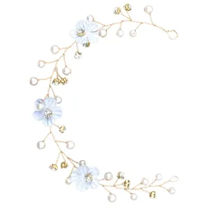 Wedding Hair Vine Headband Pearl Hair Accessory for Bride Bridal Headpieces for Wedding
