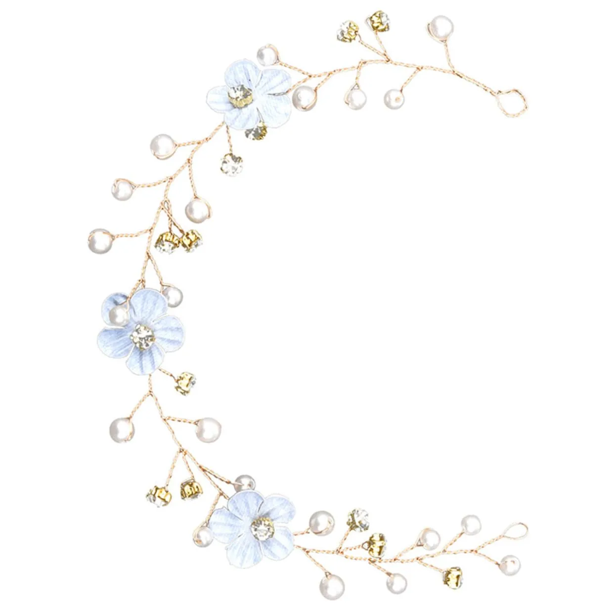 Wedding Hair Vine Headband Pearl Hair Accessory for Bride Bridal Headpieces for Wedding