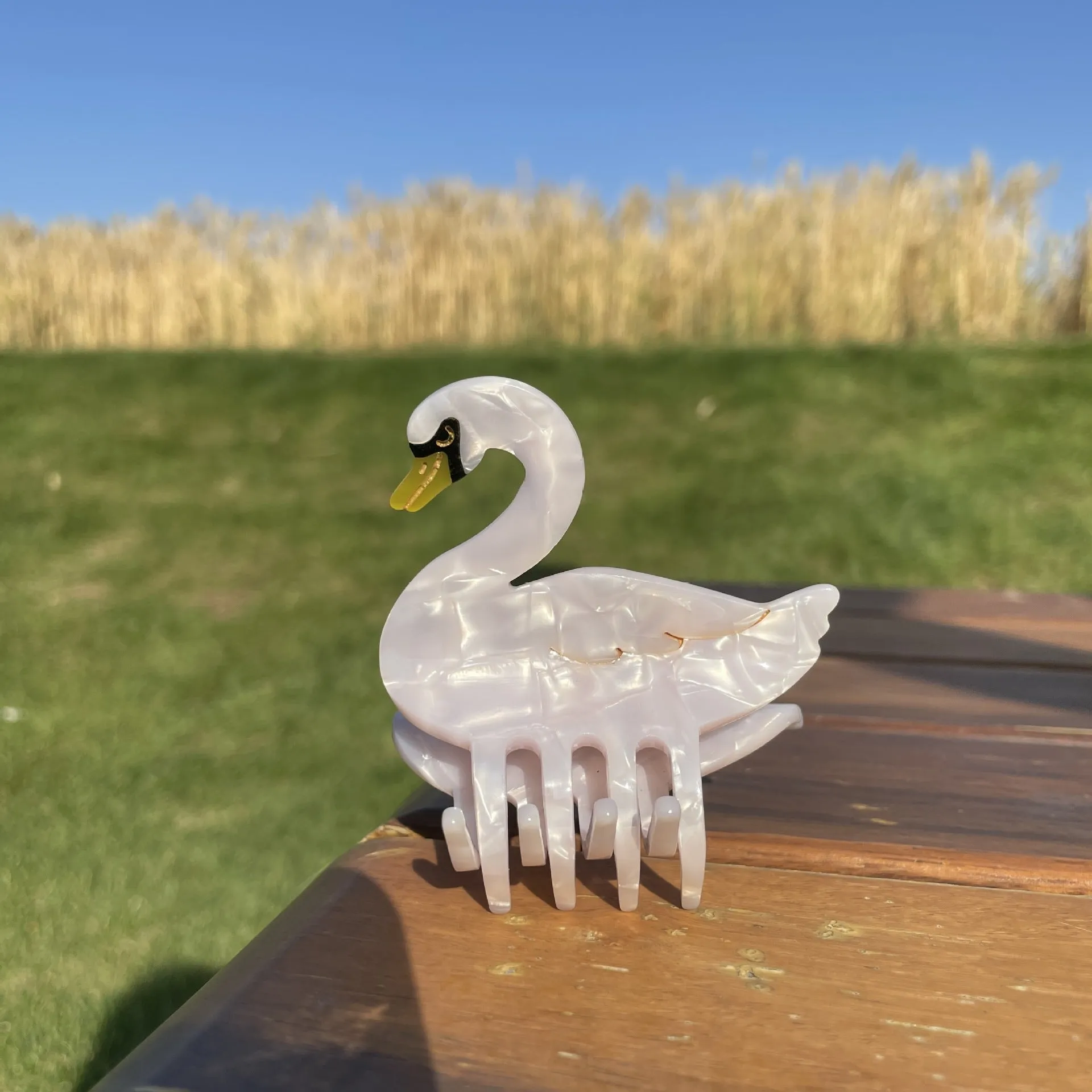 Wholesale Acetate Cartoon Bird Hair Clips