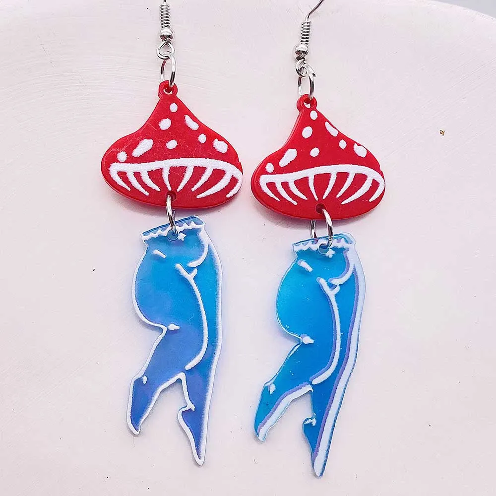 Wholesale Cartoon Character Acrylic Earrings