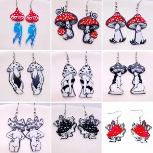 Wholesale Cartoon Character Acrylic Earrings