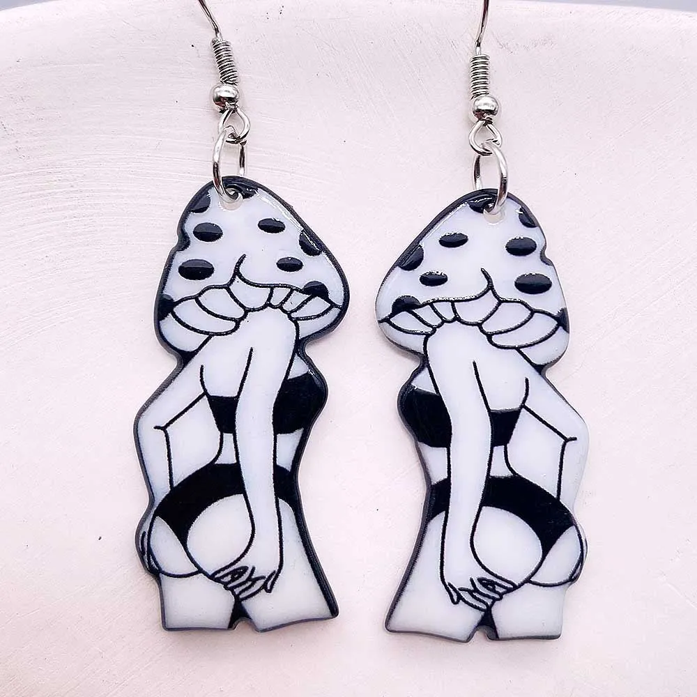 Wholesale Cartoon Character Acrylic Earrings