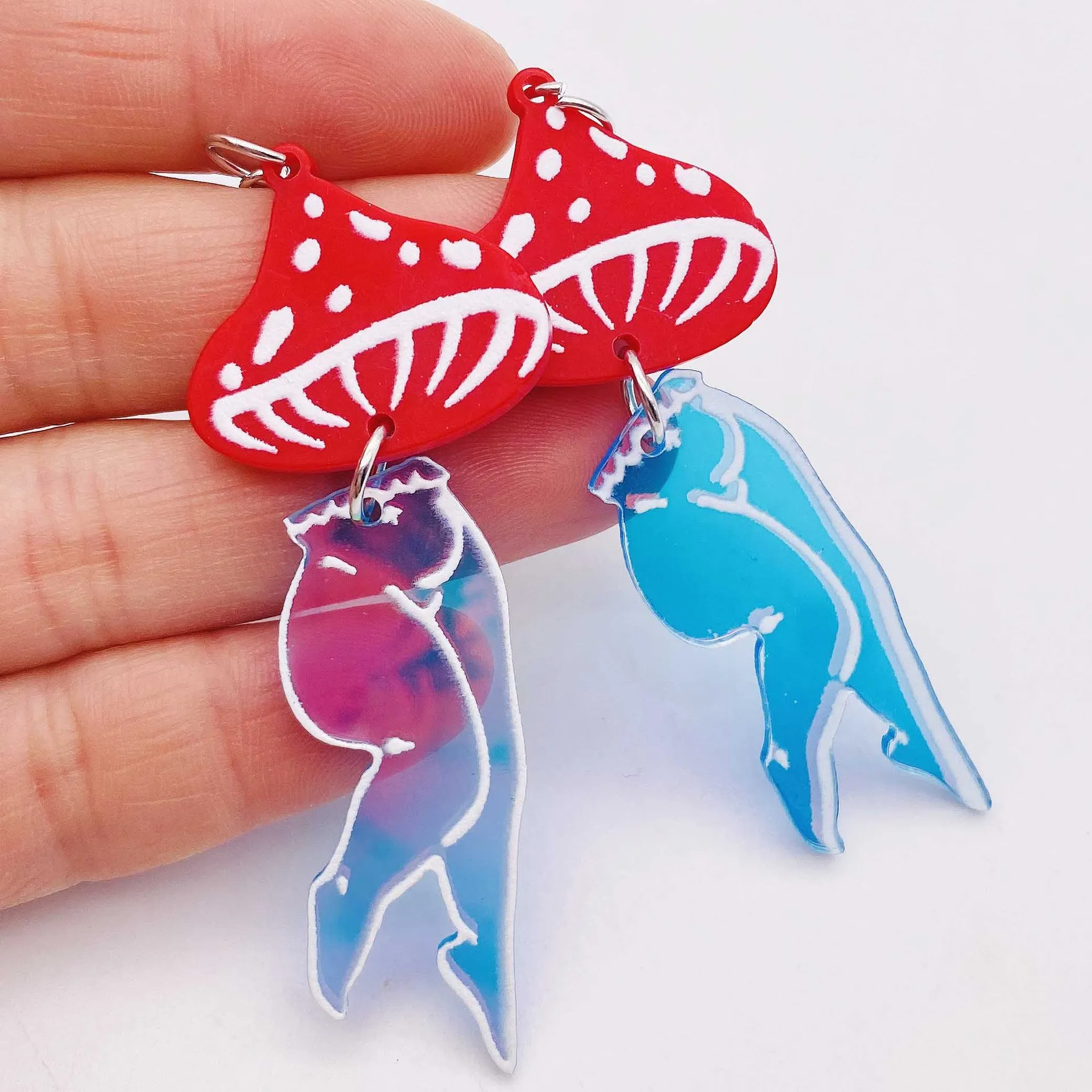 Wholesale Cartoon Character Acrylic Earrings