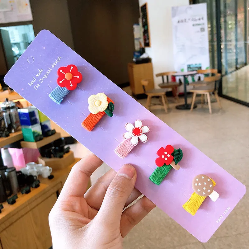 Wholesale Cartoon Flower Kids HairPin JDC-HC-Shij002