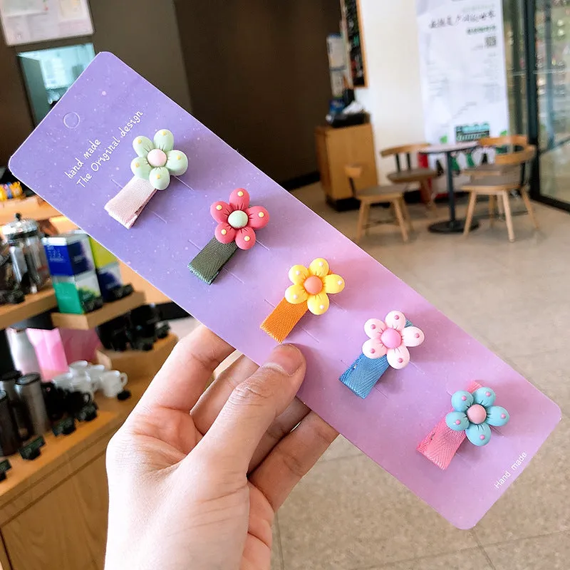 Wholesale Cartoon Flower Kids HairPin JDC-HC-Shij002
