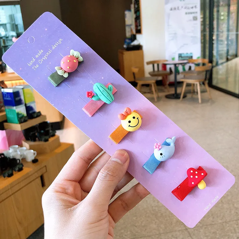 Wholesale Cartoon Flower Kids HairPin JDC-HC-Shij002