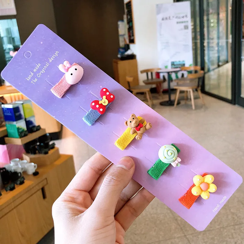 Wholesale Cartoon Flower Kids HairPin JDC-HC-Shij002