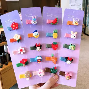 Wholesale Cartoon Flower Kids HairPin JDC-HC-Shij002