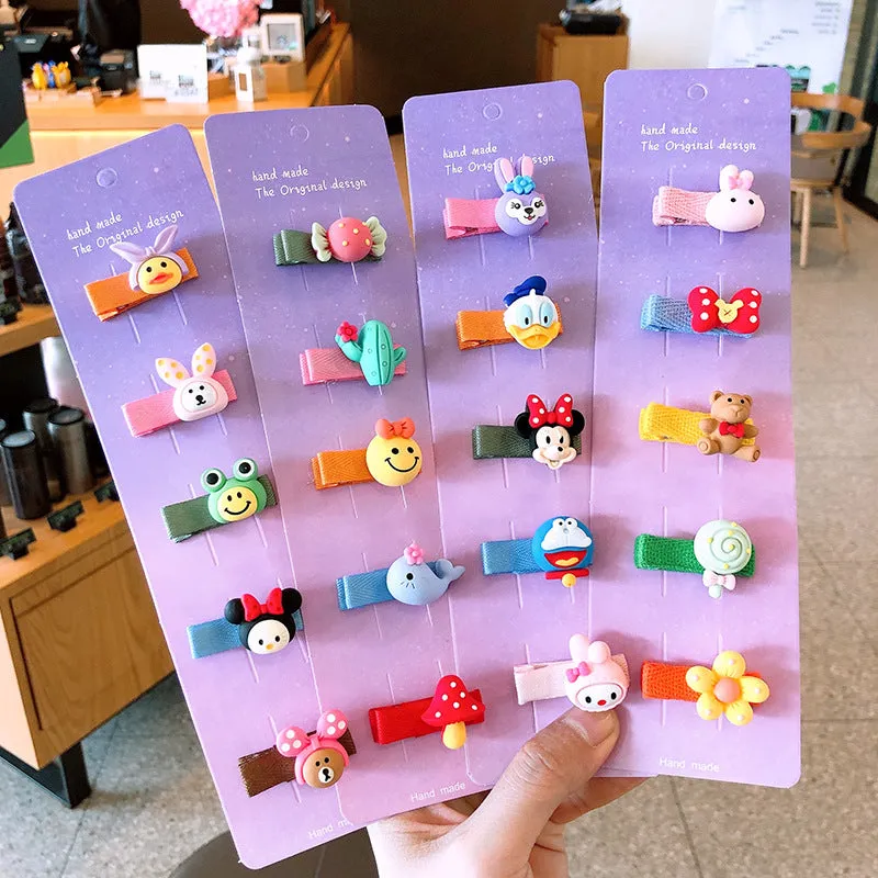 Wholesale Cartoon Flower Kids HairPin JDC-HC-Shij002