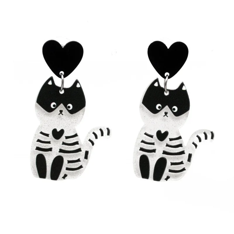 Wholesale Halloween Cartoon Acrylic Earrings