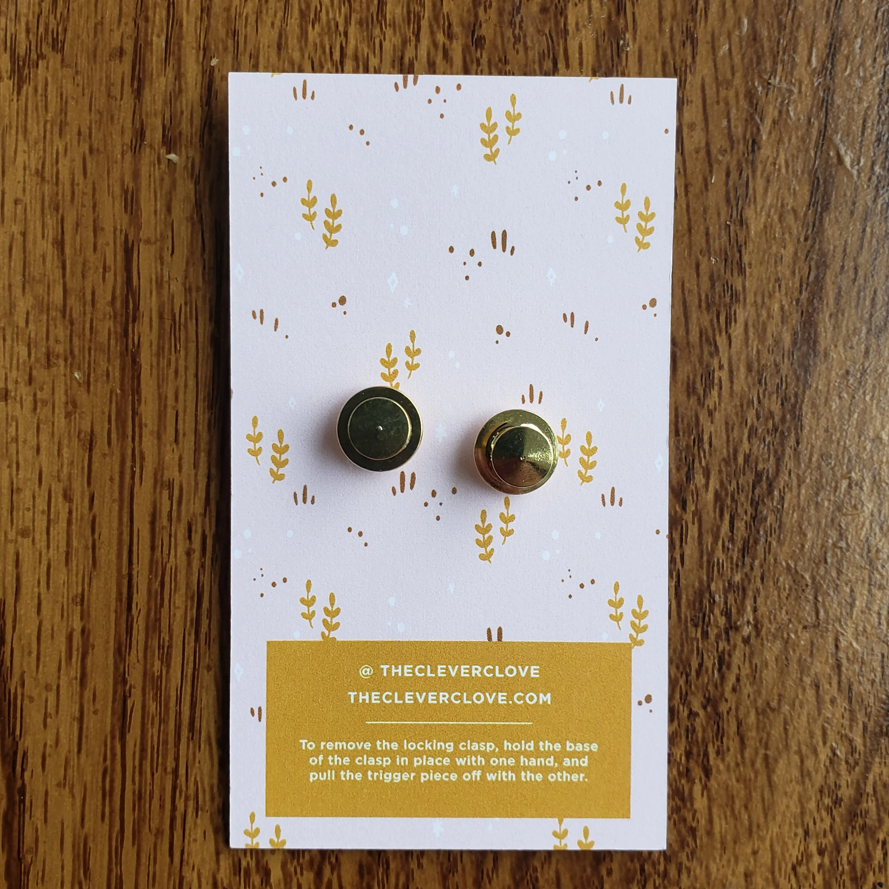 Winter Reading Nook Enamel Pin