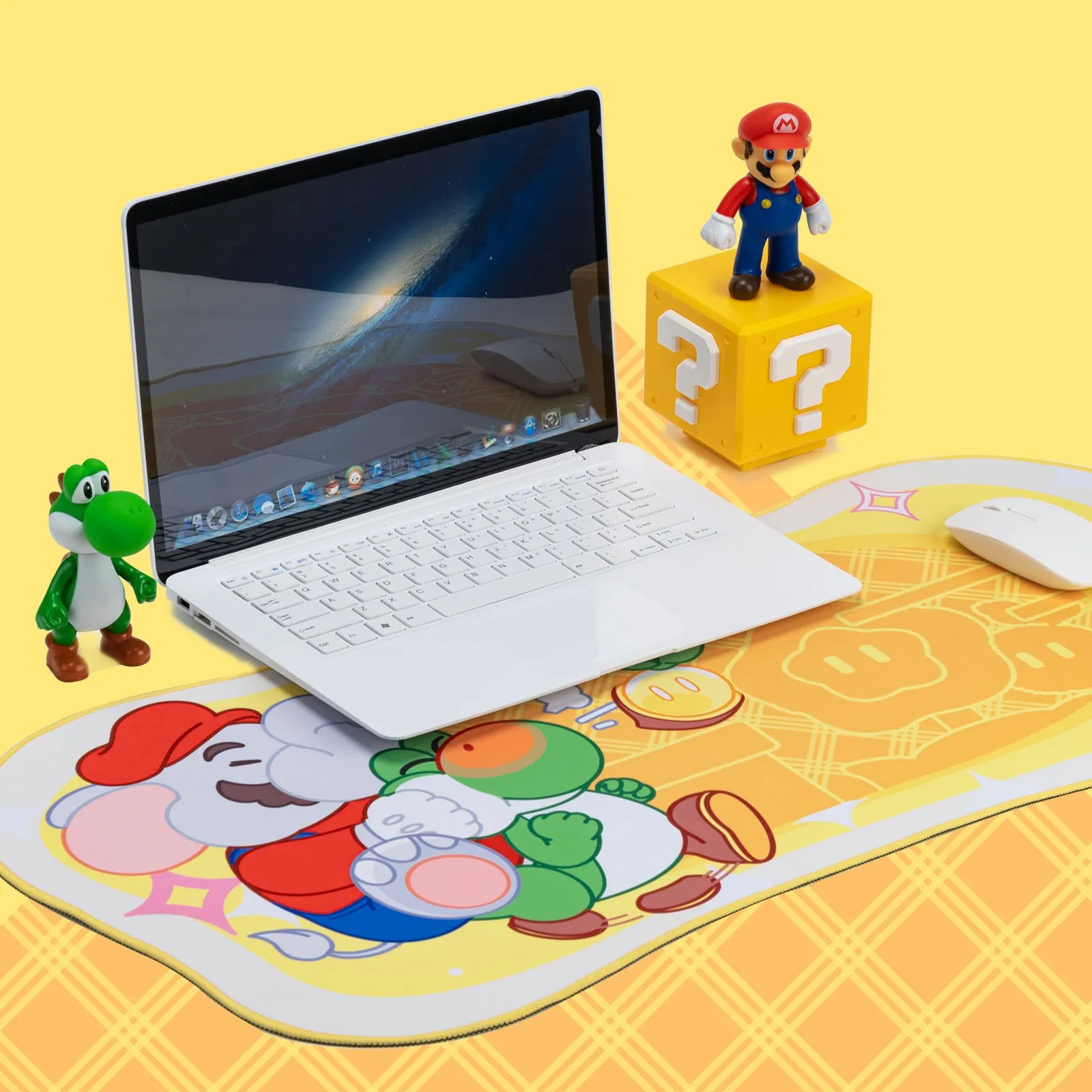 WISHAVEN Elephant Mario Mouse Pad