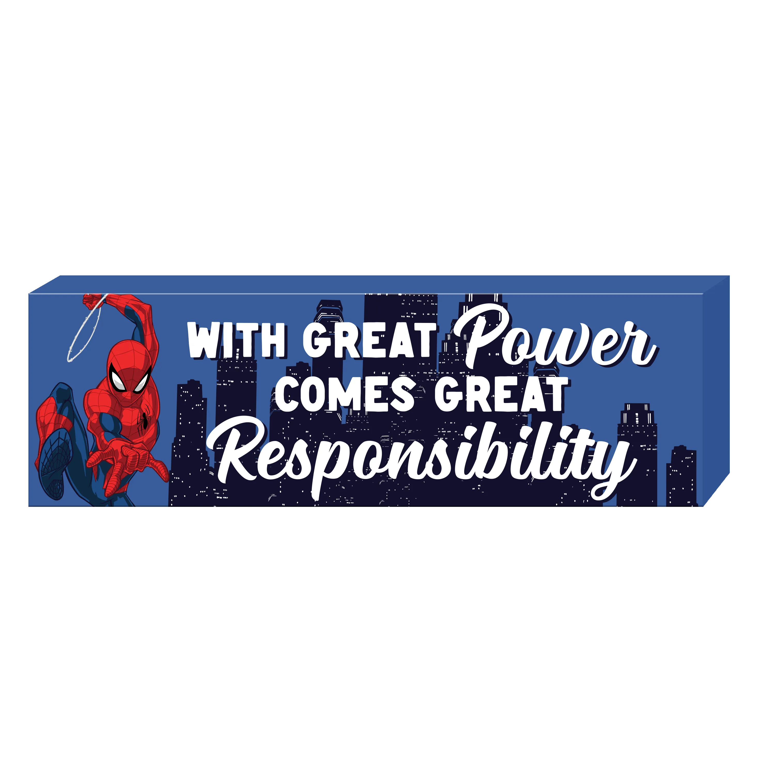 With Great Power…Marvel Spider-Man Sign