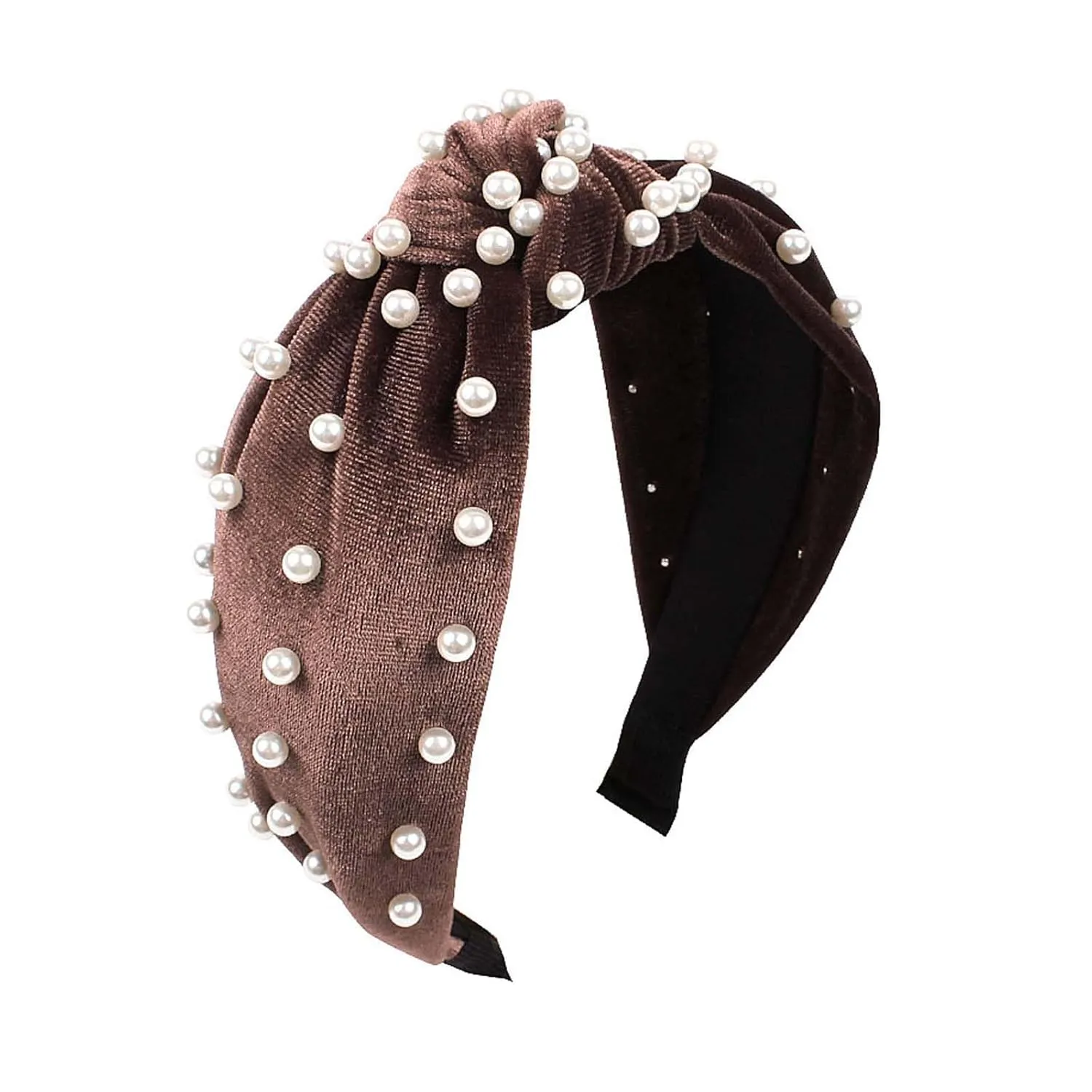 Women headbands fashion Velvet Pearl Hair Hoops Fashion Hair Accessories Valentine's Day Birthday gifts Headwear