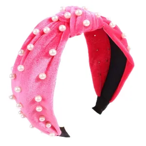 Women headbands fashion Velvet Pearl Hair Hoops Fashion Hair Accessories Valentine's Day Birthday gifts Headwear
