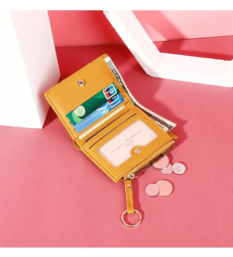 Women Soft PU Leather Coin Purse Wallet