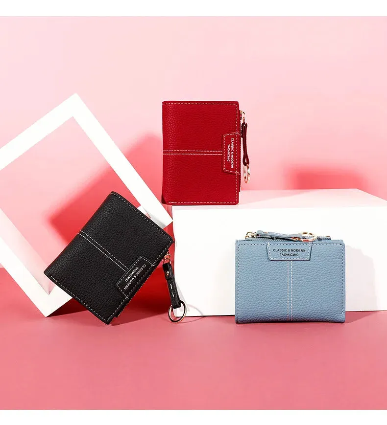 Women Soft PU Leather Coin Purse Wallet
