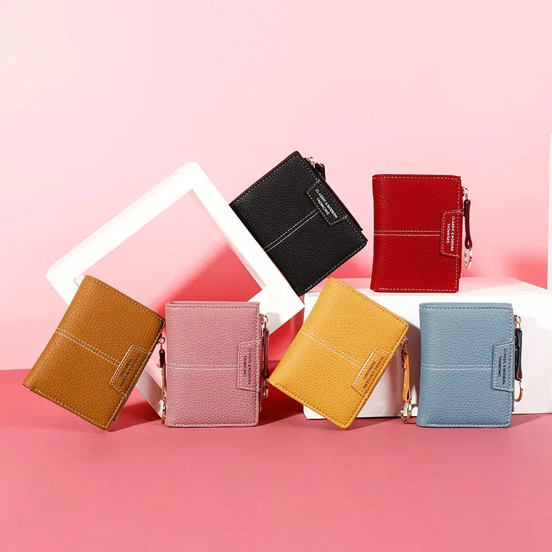 Women Soft PU Leather Coin Purse Wallet