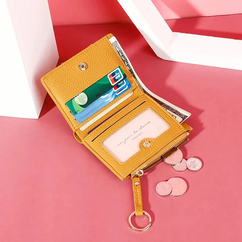 Women Soft PU Leather Coin Purse Wallet