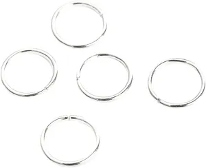 Women's 5pcs Hair Rings for Braids, Loop Clips, and Hoops Fashion Hip-Hop Star Hair Clip Accessories for Dreadlocks