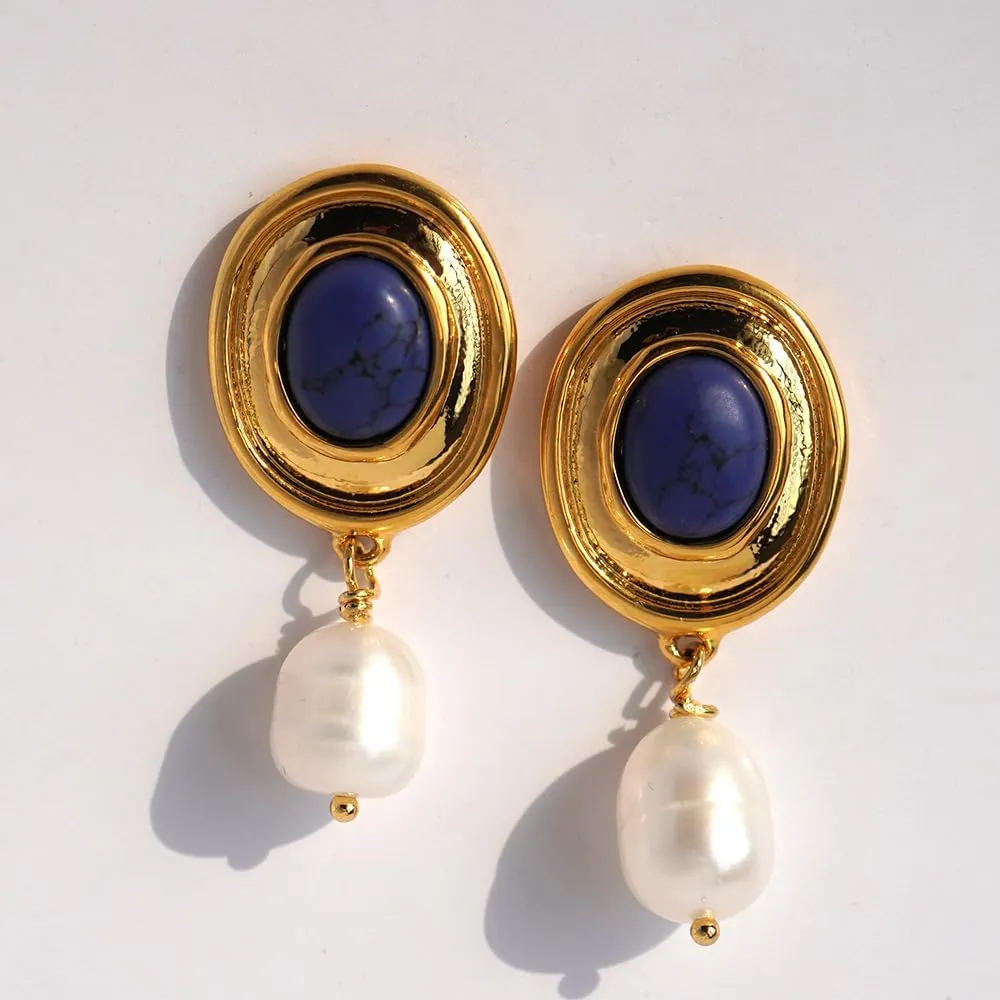 Women's Elegant Long Pendant Earrings Vintage Drop Earrings