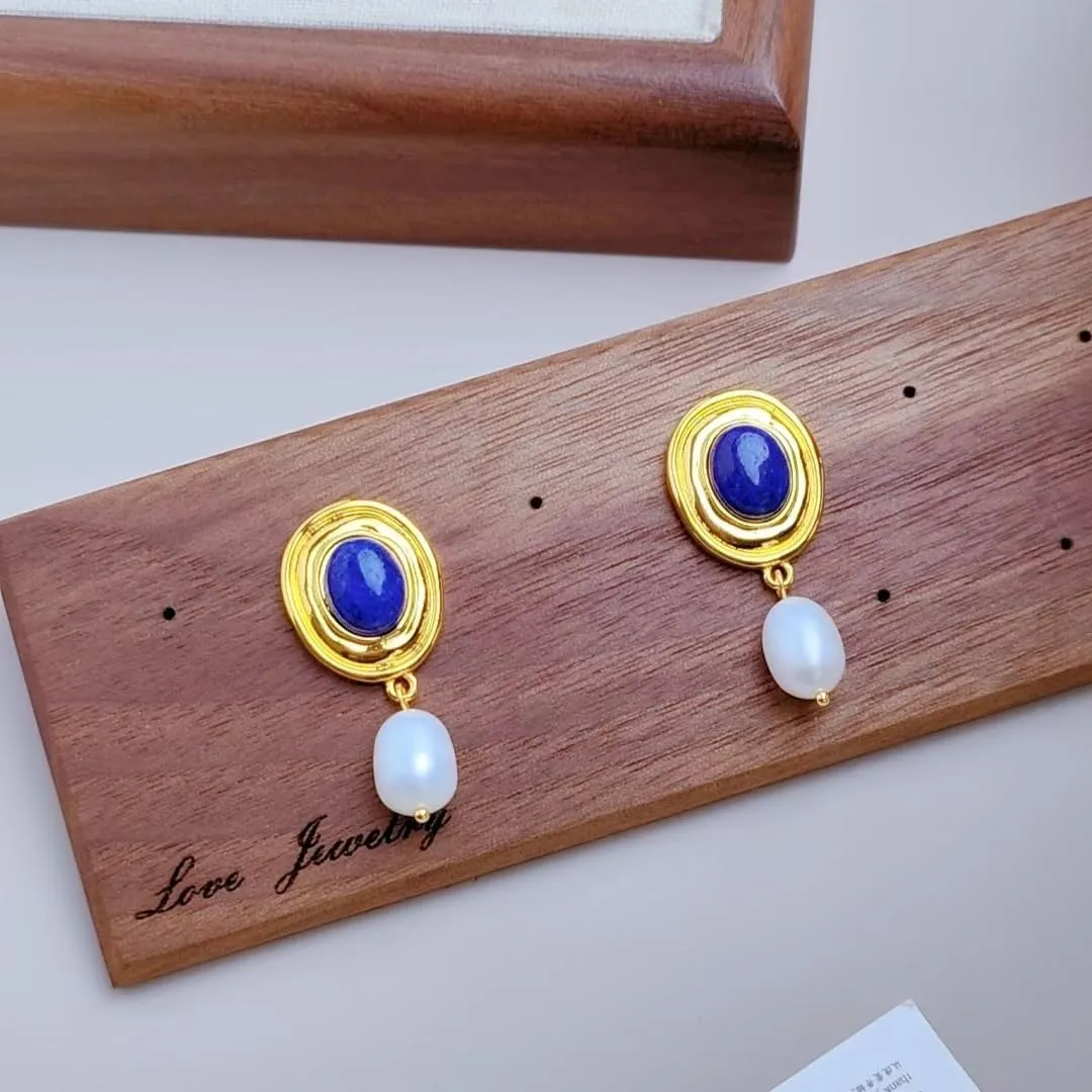 Women's Elegant Long Pendant Earrings Vintage Drop Earrings