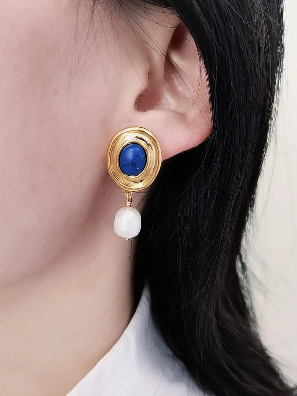 Women's Elegant Long Pendant Earrings Vintage Drop Earrings