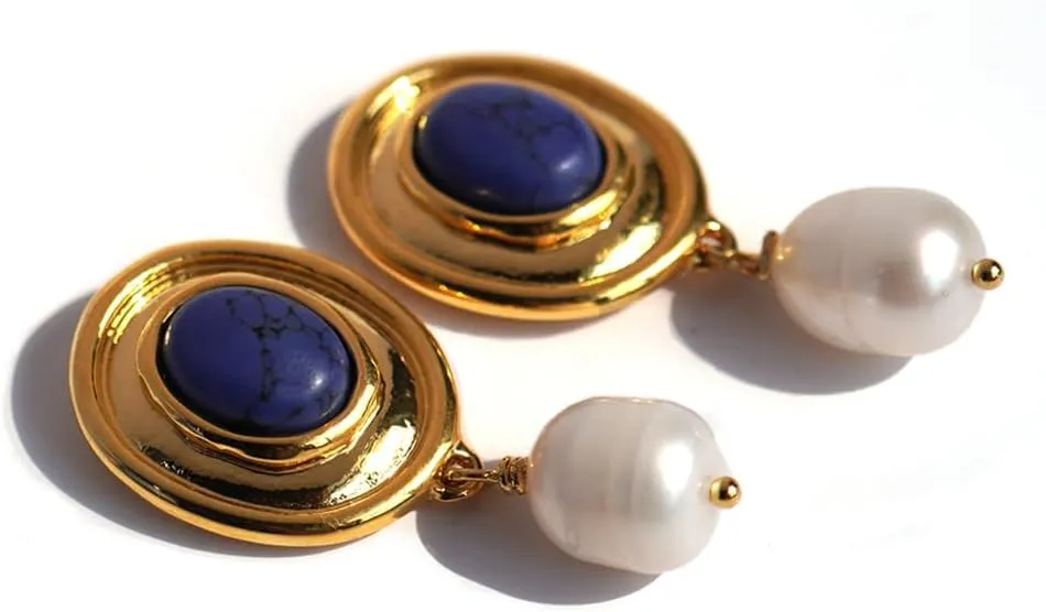 Women's Elegant Long Pendant Earrings Vintage Drop Earrings