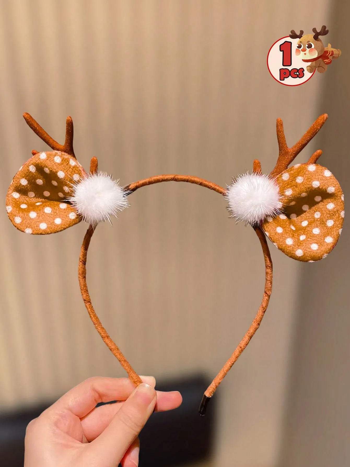 Womens headband|1/2pcs Christmas Reindeer Antler Hair Band, Suitable As Christmas Gift