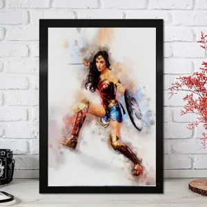 Wonder Woman Gal Gadot DC Superhero Poster