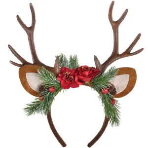 Woodland Reindeer Antler Headband