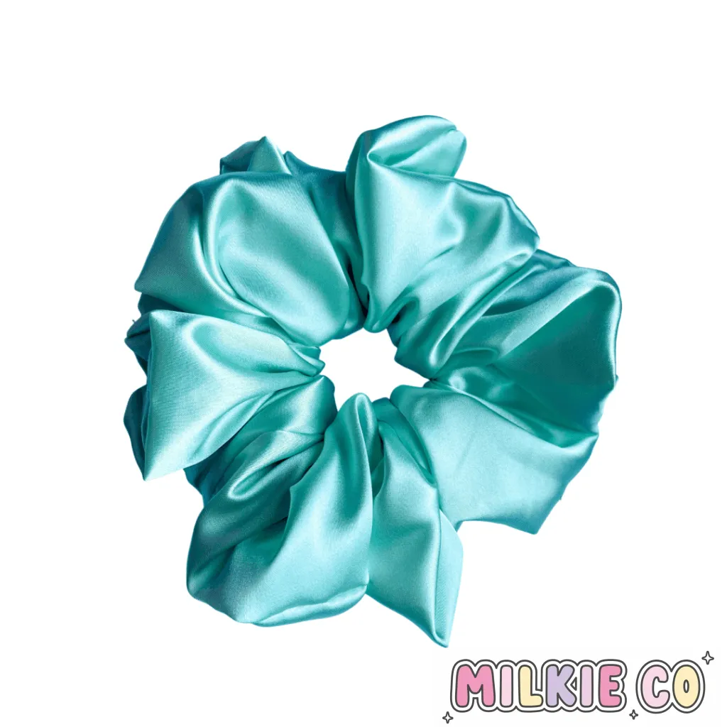 XXL Gelato Mint Satin Scrunchie