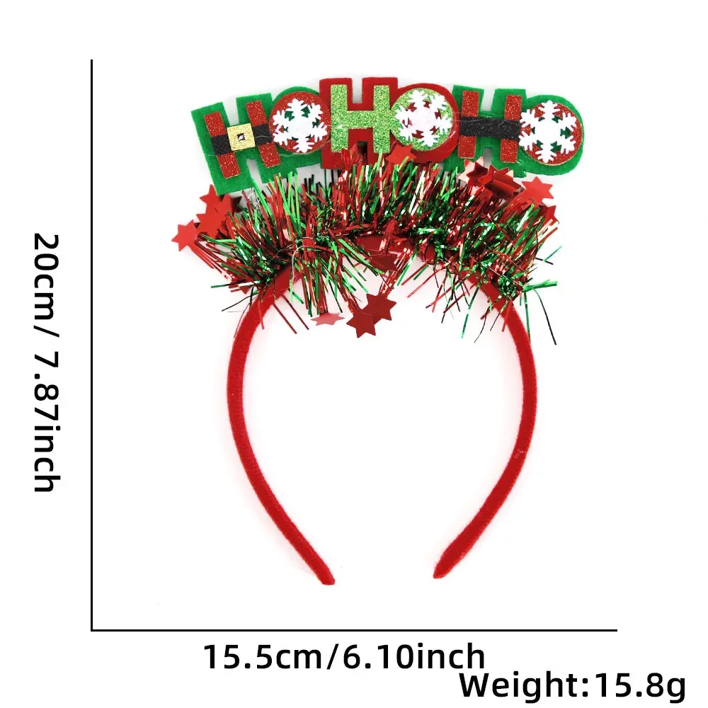 Yeknu Christmas Headbands for Women, Antler Headbands, Cute Hairpins, Deer Horn Christmas Headbands