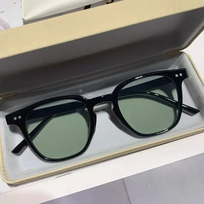 Yellow Black Shades Square Cycling Women's Uv400 Sunglasses