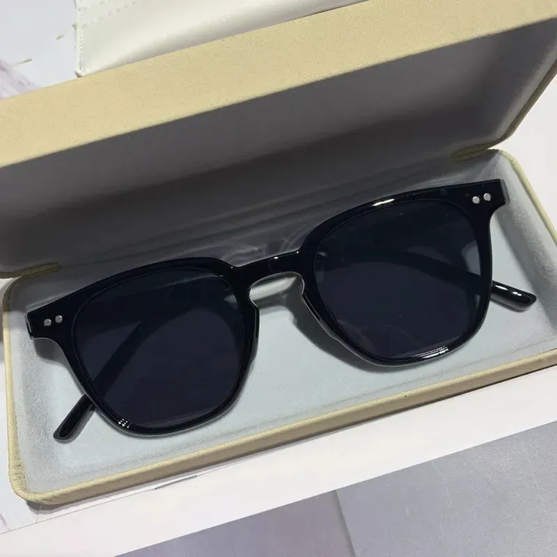 Yellow Black Shades Square Cycling Women's Uv400 Sunglasses