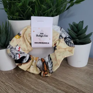 Yellow Cat Scrunchie (XL)