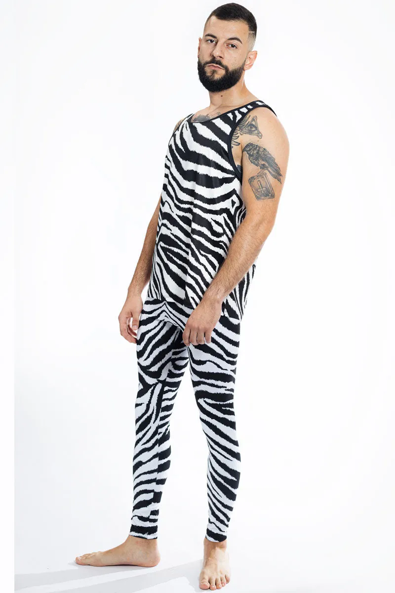 Zebra Men Leggings