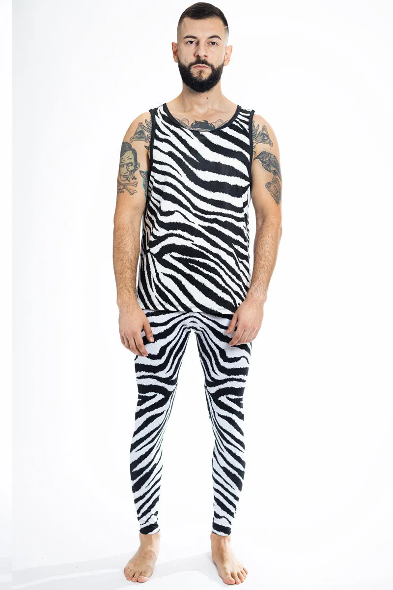 Zebra Men Leggings